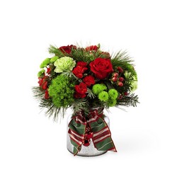 The FTD Jingle Bells Bouquet from Victor Mathis Florist in Louisville, KY
